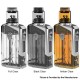 Authentic Rincoe JellyBox 228W VW Box Mod + RDA Kit - Amber Clear, VW 1~228W, 2 x 18650