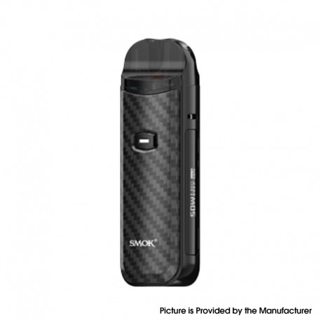 [Ships from Bonded Warehouse] Authentic SMOK Nord 50W Pod System Kit - Regular Version-Black Carbon Fiber, 1800mAh, 5~50W