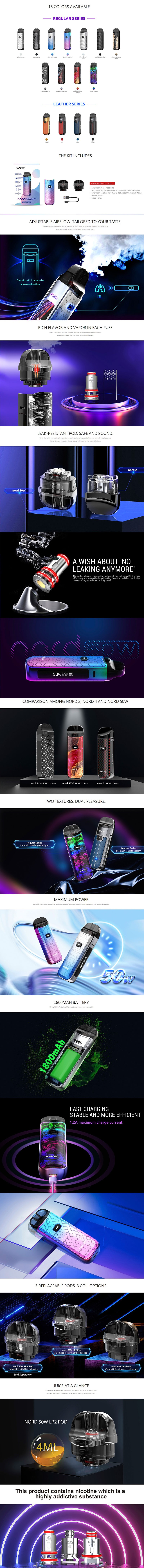 SMOK Nord 50W Pod System Kit