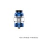 Authentic GeekVape Obelisk C Cerberus Tank Atomizer - Blue, 5.5 / 4.0ml, 0.15 / 0.25ohm, 25mm Diameter