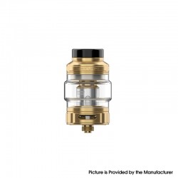 Authentic GeekVape Obelisk C Cerberus Tank Atomizer - Gold, 5.5 / 4.0ml, 0.15 / 0.25ohm, 25mm Diameter