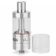 Authentic Youde UD Bellus RTA Rebuildable Tank Atomizer - Silver, Stainless Steel + Glass, 5.0mL, 22mm Diameter