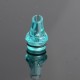 Short 510 Drip Tip for dotMod dotAIO Pod System / RDA / RTA / RDTA Atomizer - Cyan, PMMA