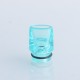 Short 510 Drip Tip for dotMod dotAIO Pod System / RDA / RTA / RDTA Atomizer - Cyan, PMMA