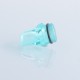 Short 510 Drip Tip for dotMod dotAIO Pod System / RDA / RTA / RDTA Atomizer - Cyan, PMMA