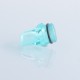 Short 510 Drip Tip for dotMod dotAIO Pod System / RDA / RTA / RDTA Atomizer - Cyan, PMMA