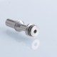 510 Drip Tip w/ Spare Mouthpieces for RDA / RTA / RDTA Atomizer - Silver, Stainless Steel + PEI + POM + PC