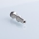 510 Drip Tip w/ Spare Mouthpieces for RDA / RTA / RDTA Atomizer - Silver, Stainless Steel + PEI + POM + PC