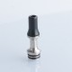 510 Drip Tip w/ Spare Mouthpieces for RDA / RTA / RDTA Atomizer - Silver, Stainless Steel + PEI + POM + PC