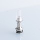 510 Drip Tip w/ Spare Mouthpieces for RDA / RTA / RDTA Atomizer - Silver, Stainless Steel + PEI + POM + PC