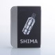 Authentic KIZOKU Shima 18mm MTL Tank Atomizer - Black, 2.4ml, 0.7ohm, 18mm Diameter