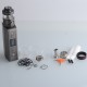 Authentic Steam Crave Hadron Pro Combo Kit DNA 250C Mod +Aromamizer Ragnar RDTA- Gunmetal 1600mAh