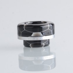 Authentic ThunderHead Creations THC Artemis V1.5 RDTA Replacement 810 Drip Tip - Silver Ring (1 PC