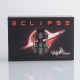 Authentic Yachtvape x Mike Vapes Eclipse RTA Rebuildable Tank Atomizer - SS, 2.0ml / 3.5ml, 24mm Diameter