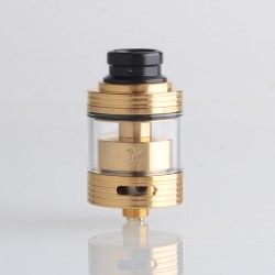 Authentic Yachtvape x Mike Vapes Eclipse RTA Rebuildable Tank Atomizer - Gold, 2.0ml / 3.5ml, 24mm Diameter