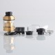 Authentic Yachtvape x Mike Vapes Eclipse RTA Rebuildable Tank Atomizer - Gold, 2.0ml / 3.5ml, 24mm Diameter
