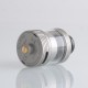 Authentic Yachtvape x Mike Vapes Eclipse RTA Rebuildable Tank Vape Atomizer - Matte SS, 2.0ml / 3.5ml, 24mm Diameter