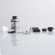 Authentic Yachtvape x Mike Vapes Eclipse RTA Rebuildable Tank Vape Atomizer - Matte SS, 2.0ml / 3.5ml, 24mm Diameter