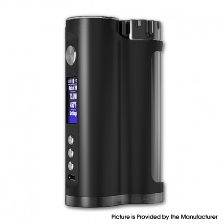 Authentic ThinkVape Think Craton DNA 75C Box Mod - Black, 1~75W, Evolv DNA 75C Chip, 1 x 18650 / 20700 / 21700