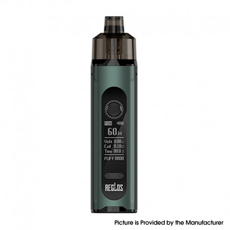 [Ships from Bonded Warehouse] Authentic Uwell Aeglos H2 Pod System Mod Kit - Emerald Green, 5~60W, 1500mAh, 4.5ml, 0.18 / 1.2ohm