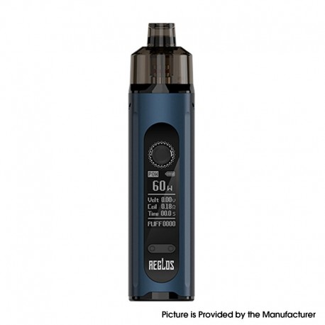 [Ships from Bonded Warehouse] Authentic Uwell Aeglos H2 Pod System Mod Kit - Dove Blue, 5~60W, 1500mAh, 4.5ml, 0.18ohm / 1.2ohm