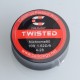 [Ships from Bonded Warehouse] Authentic Coilology Ni80 Twisted Spool Wire for RDA / RTA / RDTA - 4-28 GA, 1.62ohm 10FT (3m)