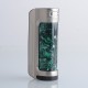 Authentic OBS Engine 100W VW Variable Wattage Box Mod - SS Forest Green, 5~100W, 1 x 18650 / 20700 / 21700