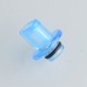 Authentic Reewape RS333 510 Drip Tip for RBA / RTA / RDA Atomizer - Translucent Blue, Acrylic (1 PC)