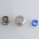 Authentic Mechlyfe x Fallout Screamer RDA Rebuildable Dripping Atomizer - Silver, 24mm, BF Pin
