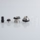 Authentic Steam Crave Mini Robot RTA Atomizer - Black, Single Coil, MTL, 2.0 / 3.0ml, 23mm Dia