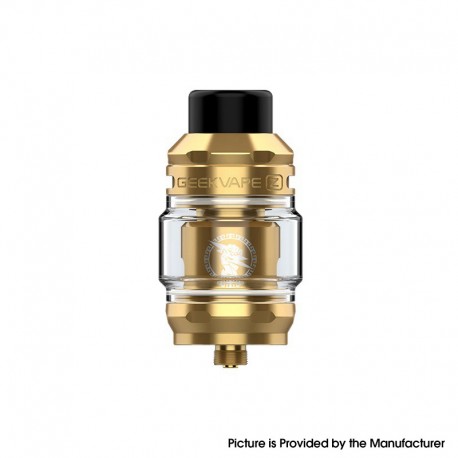 Authentic GeekVape Z Sub Ohm 2021 Tank Atomizer - Gold, 5.5ml