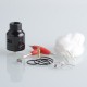 Authentic Digi Drop Solo RDA V1.5 Rebuildable Dripping Atomizer - Black, DL / RDL, BF Pin, 22mm Diameter