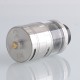 [Ships from Bonded Warehouse] Authentic Hellvape Fat Rabbit RTA Atomizer - Silver, SS+ Glass, 5.5ml, 28.4mm