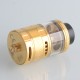 [Ships from Bonded Warehouse] Authentic Hellvape Fat Rabbit RTA Rebuildable Tank Atomizer - Gold, SS+ Glass, 5.5ml, 28.4mm