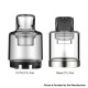 Authentic FreeMax Marvos DTL Empty Pod Cartridge - Silver, Glass, 4.5ml