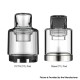 Authentic FreeMax Marvos DTL Empty Pod Cartridge - Black, PCTG, 4.5ml