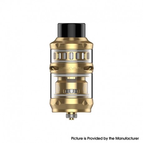 [Ships from Bonded Warehouse] Authentic GeekVape Poseiton P Sub Ohm Tank Atomizer - Gold, 5.0ml, 0.2ohm / 0.4ohm, 26mm