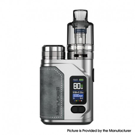 Authentic FreeMax Marvos S 80W Mod Kit with Marvos DTL Pod Tank Atomizer - Silver Grey, 1 x 18650, 4.5ml, 0.15 / 0.25ohm