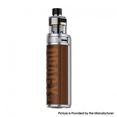 [Ships from Bonded Warehouse] Authentic Voopoo Drag X Pro 100W Pod Mod Kit - Sahara Brown, VW 5~100W, 5.5ml, 0.15ohm / 0.2ohm