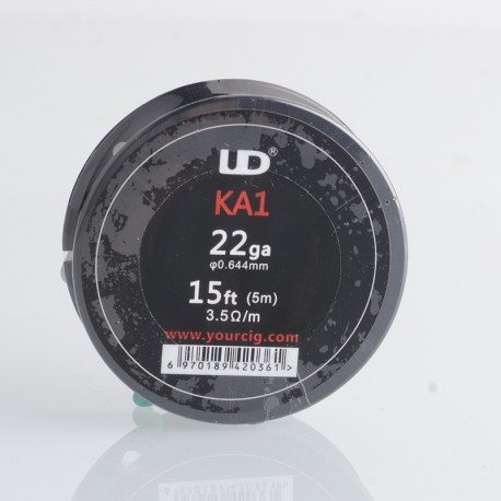 [Ships from Bonded Warehouse] Authentic YouDe UD Kanthal A1 Resistance Wire for RBA / RTA / RDA - 22GA / 0.65mm, 15FT (5m)