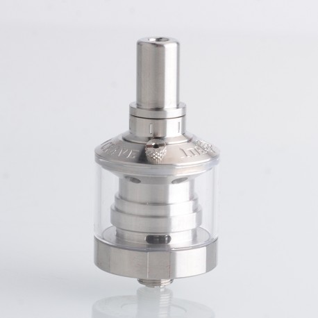 Authentic Steam Crave Mini Robot RTA Atomizer - Silver, Single Coil, MTL, 2.0/ 3.0ml, 23mm Dia