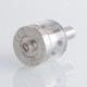 Authentic Steam Crave Mini Robot RTA Atomizer - Silver, Single Coil, MTL, 2.0/ 3.0ml, 23mm Dia