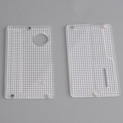 Authentic ETU Replacement Front + Back Door Panel Plates for dotMod dotAIO Pod System - Diamond Pattern, PC (2 PCS)
