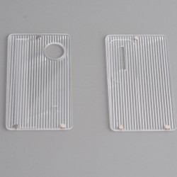 Authentic ETU Replacement Front + Back Door Panel Plates for dotMod dotAIO Pod System - Vertical Pattern, PC (2 PCS)