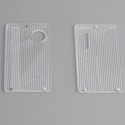 Authentic ETU Replacement Front + Back Door Panel Plates for dotMod dotAIO Vape Pod System - Vertical Pattern, PC (2 PCS)