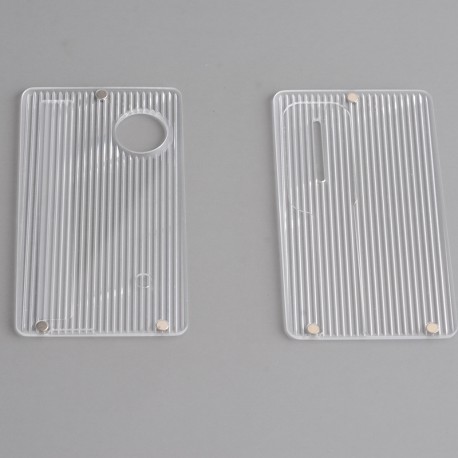 Authentic ETU Replacement Front + Back Door Panel Plates for dotMod dotAIO Pod System - Vertical Pattern, PC (2 PCS)