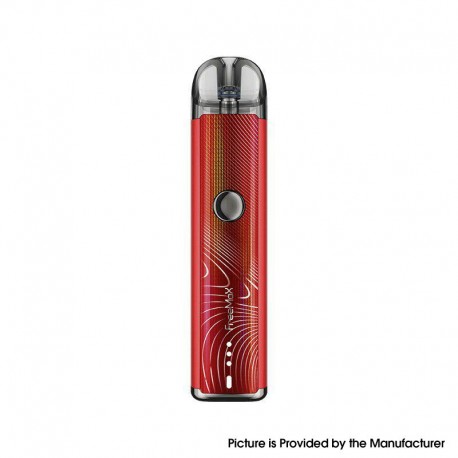 [Ships from Bonded Warehouse] Authentic FreeMax Onnix 2 15W Pod System Starter Kit - Red, 900mAh, 2.0ml ,0.8ohm / 1.0ohm