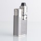 Authentic Vapefly Brunhilde SBS 100W Box Mod Kit with Kriemhild II Tank - Gun Metal, VW 5~100Wm, 1 x 18650 / 20700 / 21700, 4ml