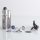 Authentic Vapefly Brunhilde SBS 100W Box Mod Kit with Kriemhild II Tank - Gun Metal, VW 5~100Wm, 1 x 18650 / 20700 / 21700, 4ml