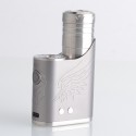 Authentic Vapefly Brunhilde SBS 100W Side by Side Box Mod - Gun Metal, VW 5~100W, 1 x 18650 / 20700 / 21700